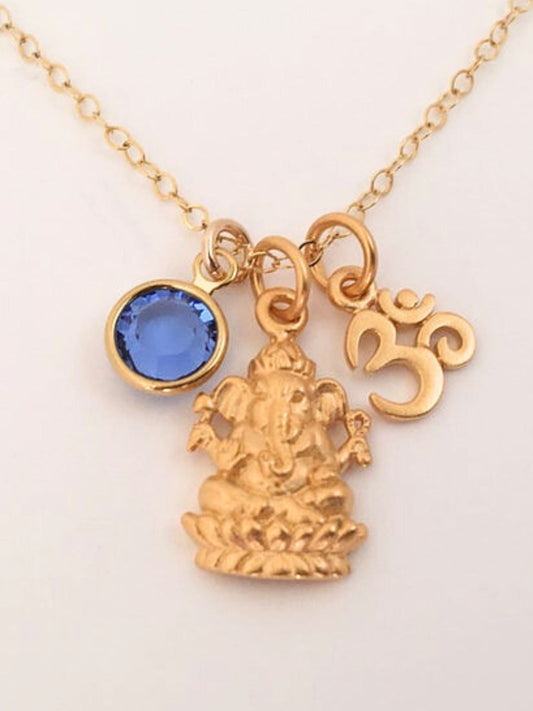 Ganesh Necklace with Om