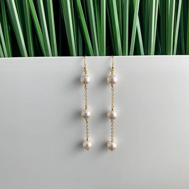 Pearl Earrings in Gold