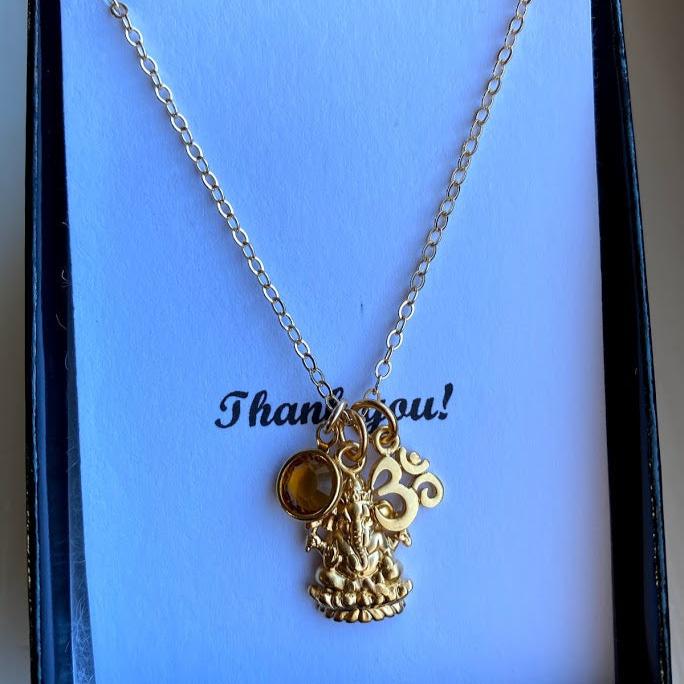 Ganesh Necklace with Om