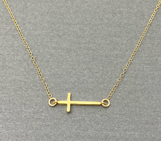 Skinny Cross Necklace