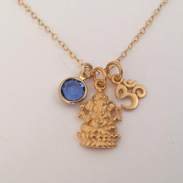 Ganesh Necklace with Om