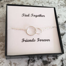 Load image into Gallery viewer, Two Eternity Circle bracelet
