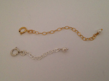 Gold or Silver Necklace Extender