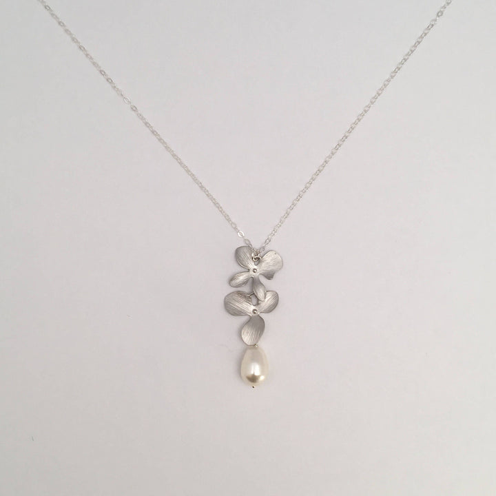 Orchid with Pearl Necklace