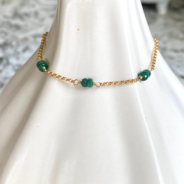 Genuine Emerald Bracelet