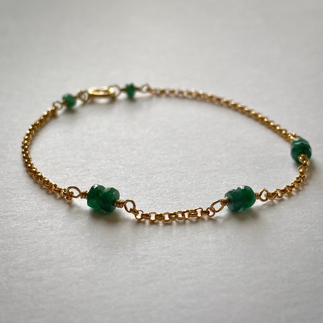 Genuine Emerald Bracelet