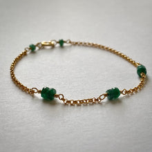 Load image into Gallery viewer, Genuine Emerald Bracelet
