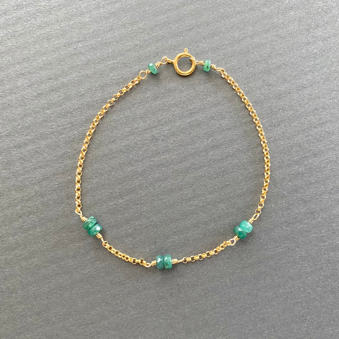 Genuine Emerald Bracelet