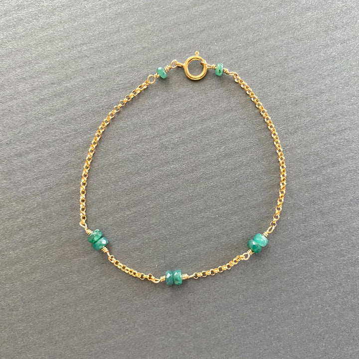 Genuine Emerald Bracelet