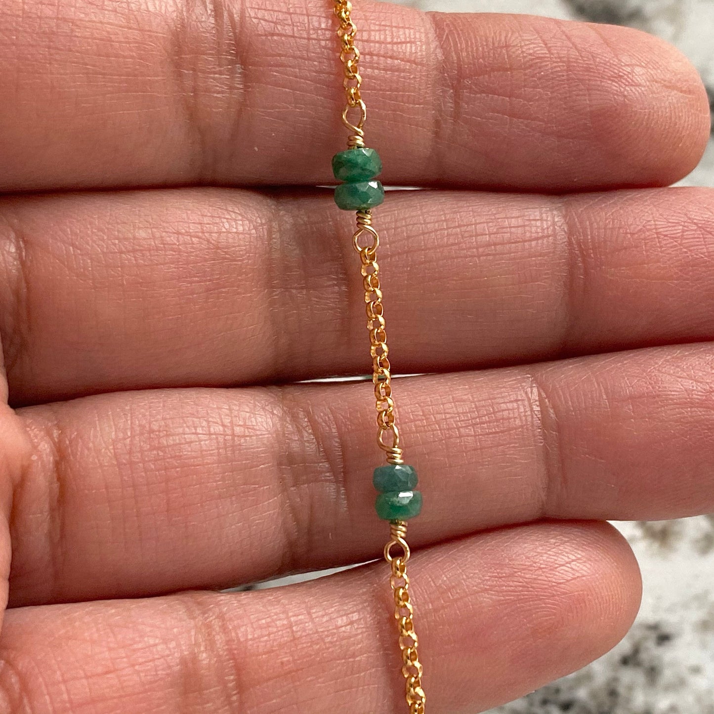 Genuine Emerald Bracelet