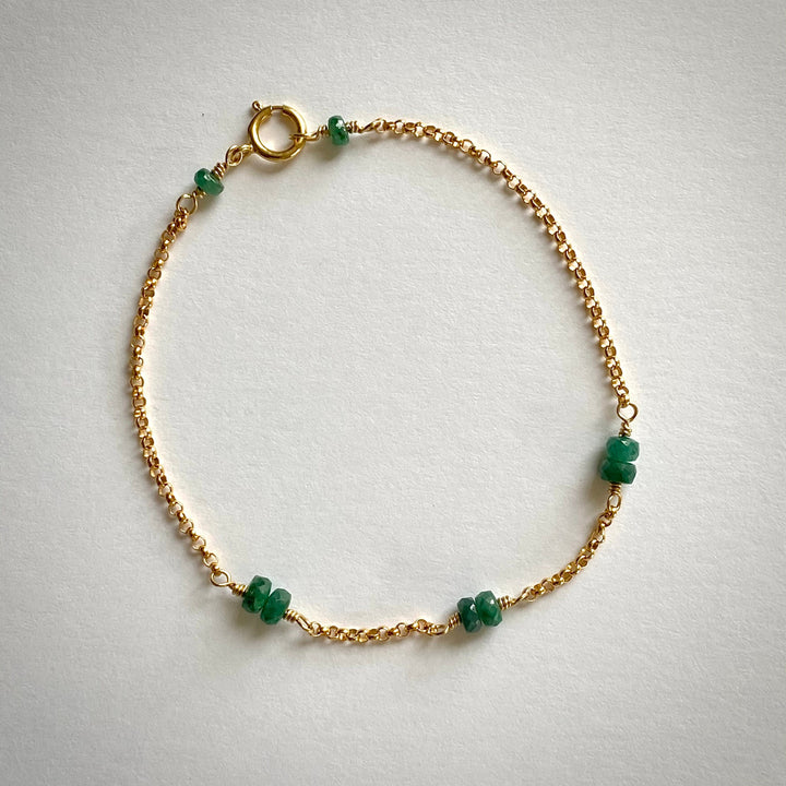 Genuine Emerald Bracelet