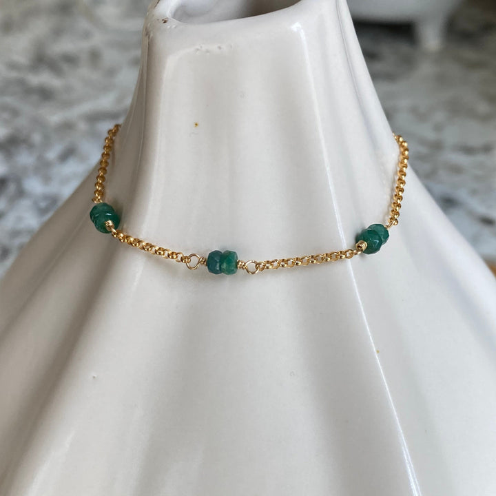 Genuine Emerald Bracelet