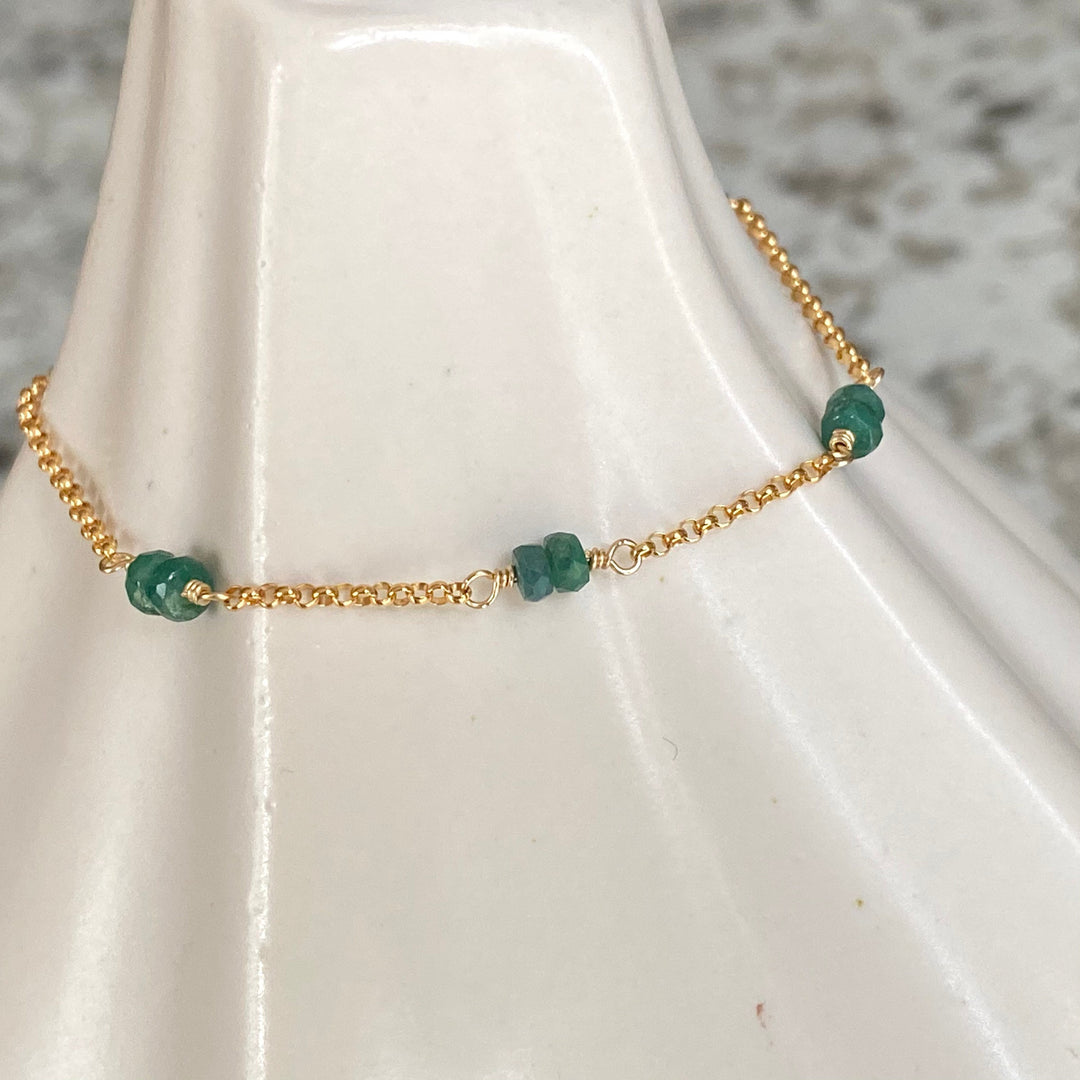 Genuine Emerald Bracelet