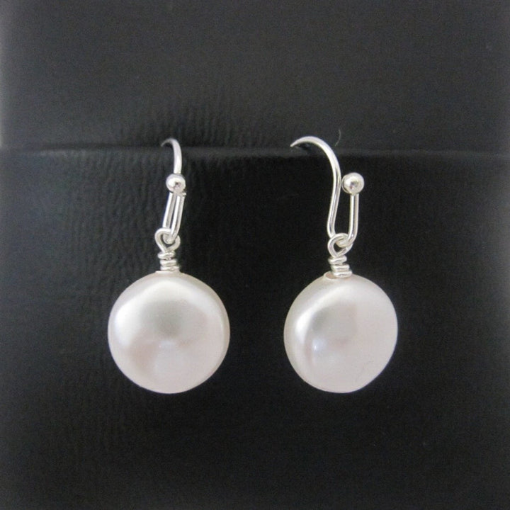 Coin Pearl Earrings