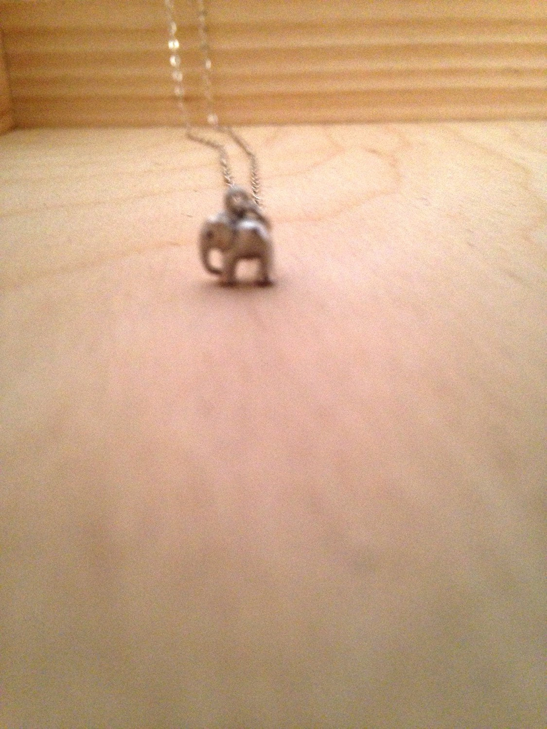 Silver Mini Elephant Necklace