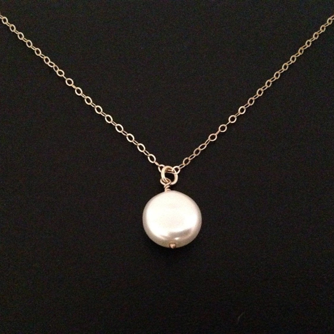 Coin Pearl Necklace