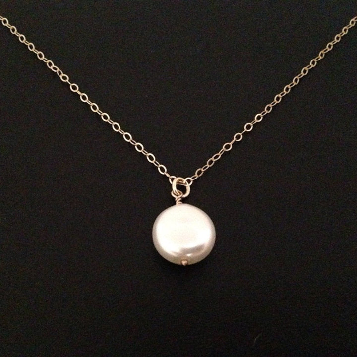 Coin Pearl Necklace