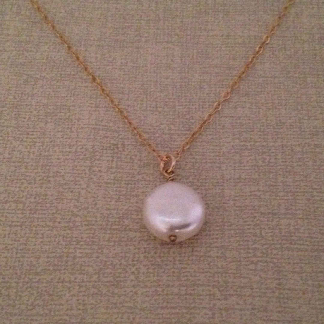 Coin Pearl Necklace