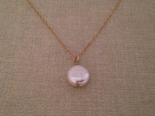 Load image into Gallery viewer, Gold-filled Coin Pearl Necklace
